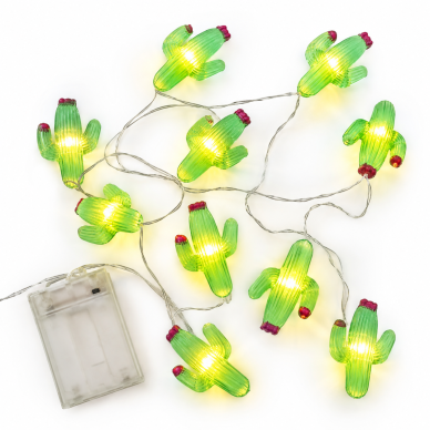 Girlianda - kaktusai, 20 LED 2