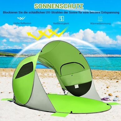 Greitai išskleidžiama Pop-Up palapinė 3-4 asmenims 1