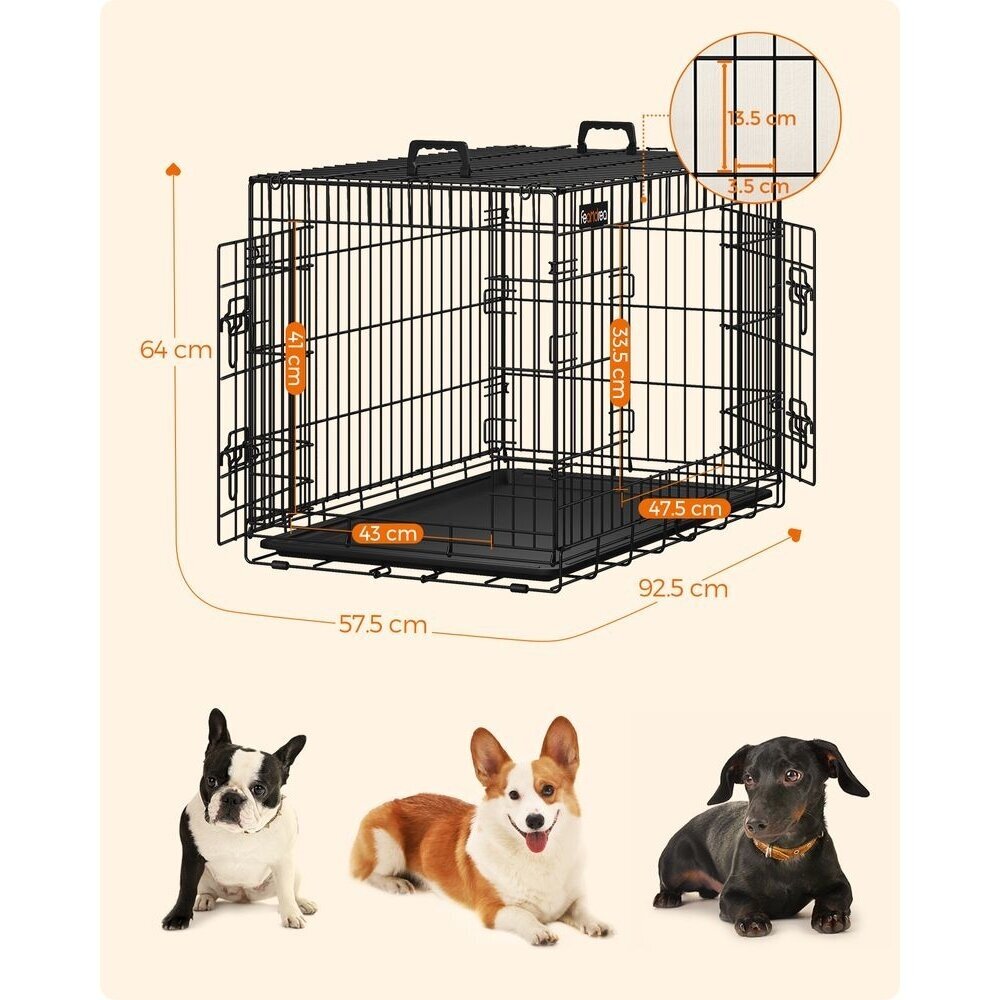 Gyvūnų transportavimo narvas, 64 x 57,5 x 92,5 cm 7 Gyvūnų transportavimo narvas, 64 x 57,5 x 92,5 cm 7