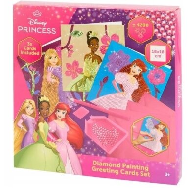 DISNEY Princess „Diamond Painting“ atvirukų kūrybinis rinkinys