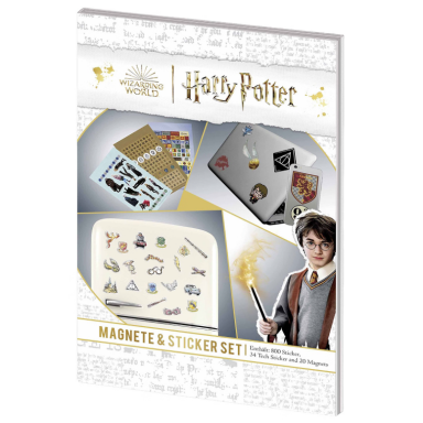 HARRY POTTER magnetų ir lipdukų rinkinys