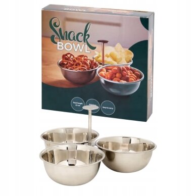 Užkandžių dubenėlių rinkinys su laikikliu „Snack Bowl“ Užkandžių dubenėlių rinkinys su laikikliu „Snack Bowl“