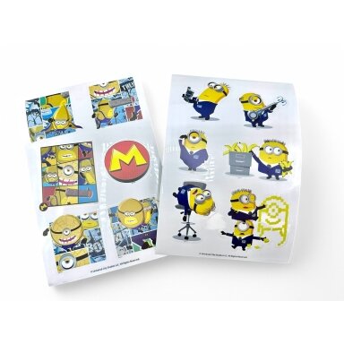 ILLUMINATION „Minions“ lipdukų rinkinys, 30 vnt