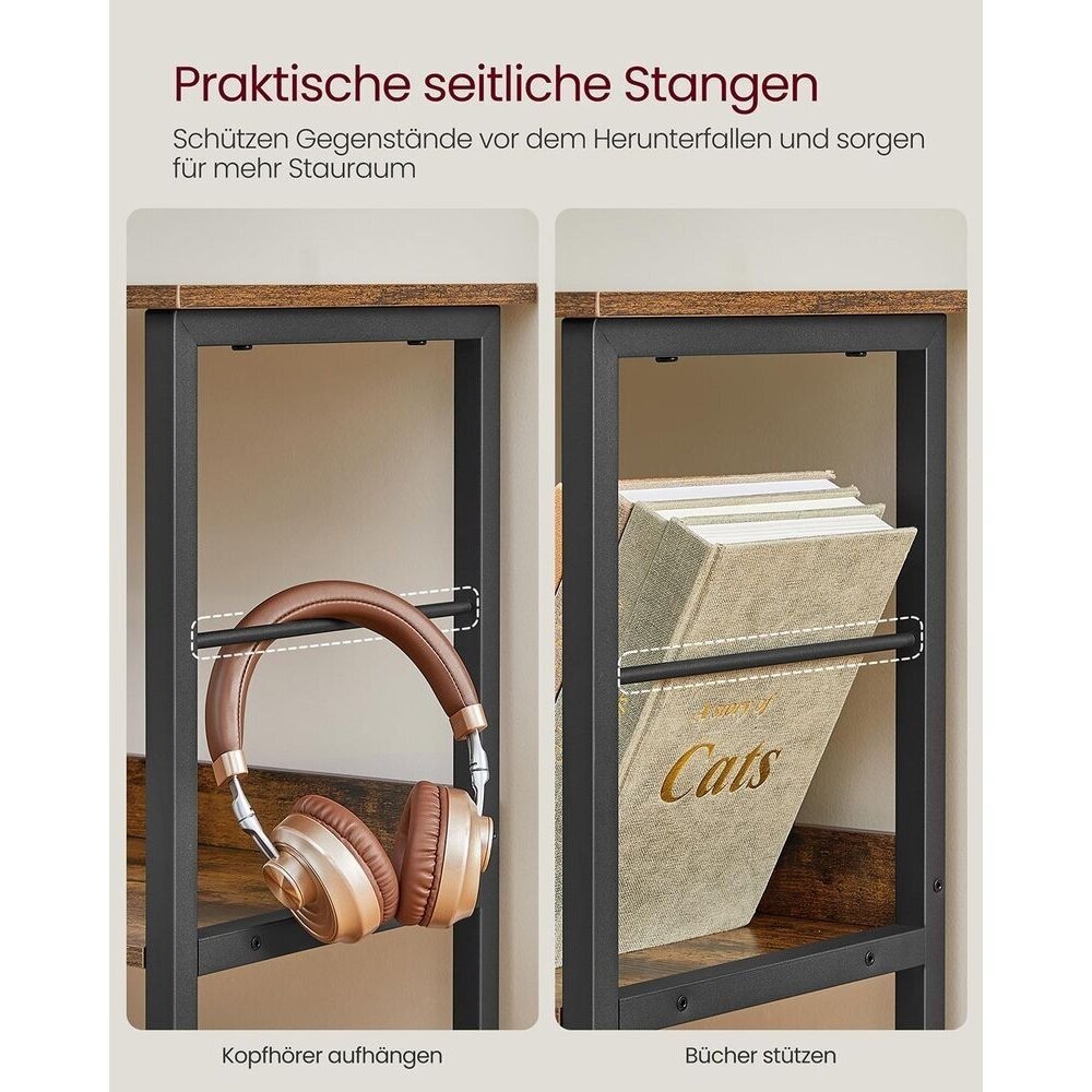 Industrinio stiliaus 8 skyrių pastatoma lentyna 3 Industrinio stiliaus 8 skyrių pastatoma lentyna 3