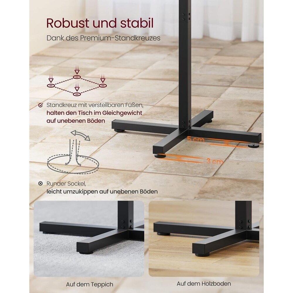 Industrinio stiliaus apvalus baro stalas 4