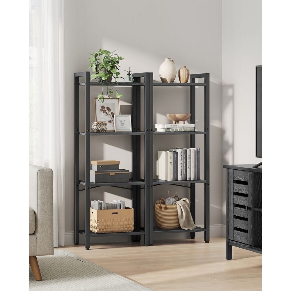 Industrinio stiliaus pastatoma 4 pakopų lentyna 2 Industrinio stiliaus pastatoma 4 pakopų lentyna 2