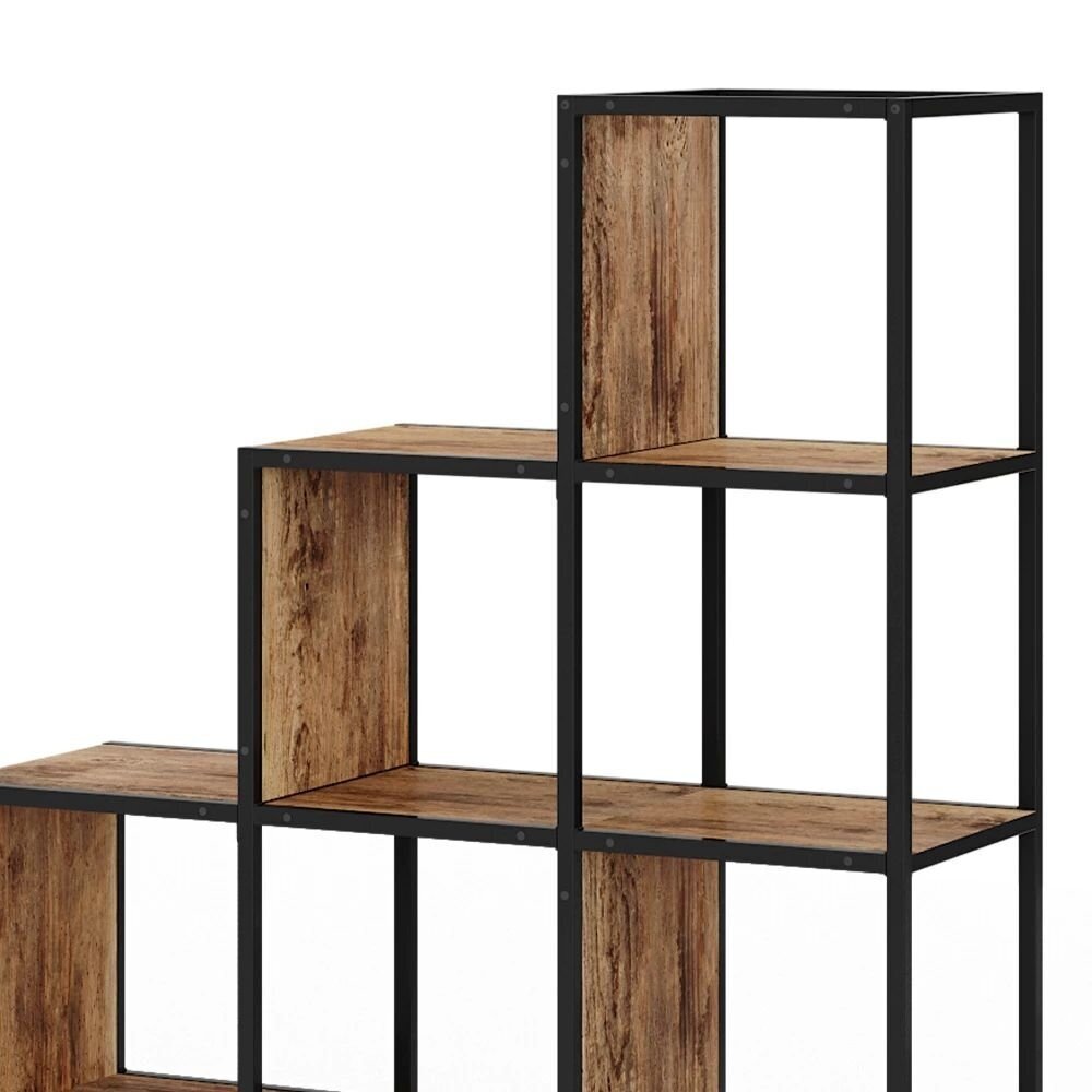 Industrinio stiliaus pastatoma 10 skyrių lentyna FYRK 5 Industrinio stiliaus pastatoma 10 skyrių lentyna FYRK 5