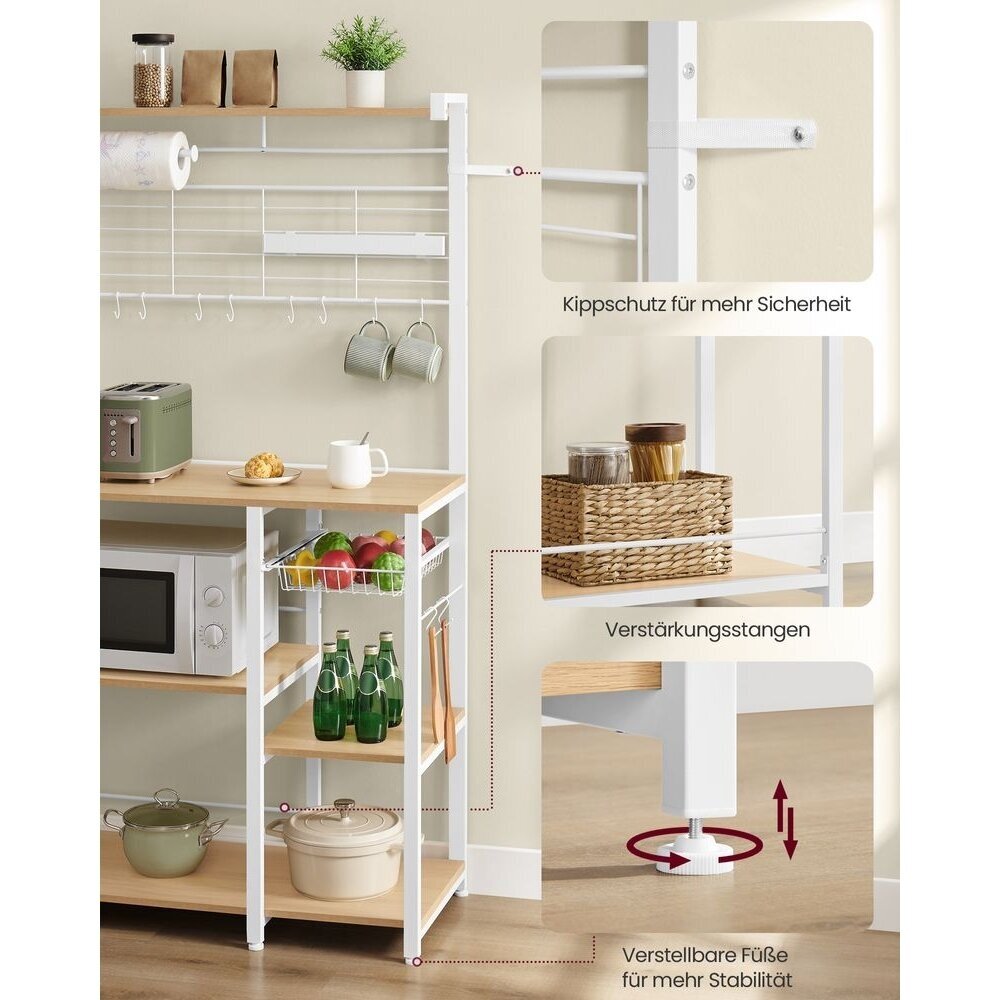 Industrinio stiliaus pastatoma lentyna metaliniu rėmu 5 Industrinio stiliaus pastatoma lentyna metaliniu rėmu 5