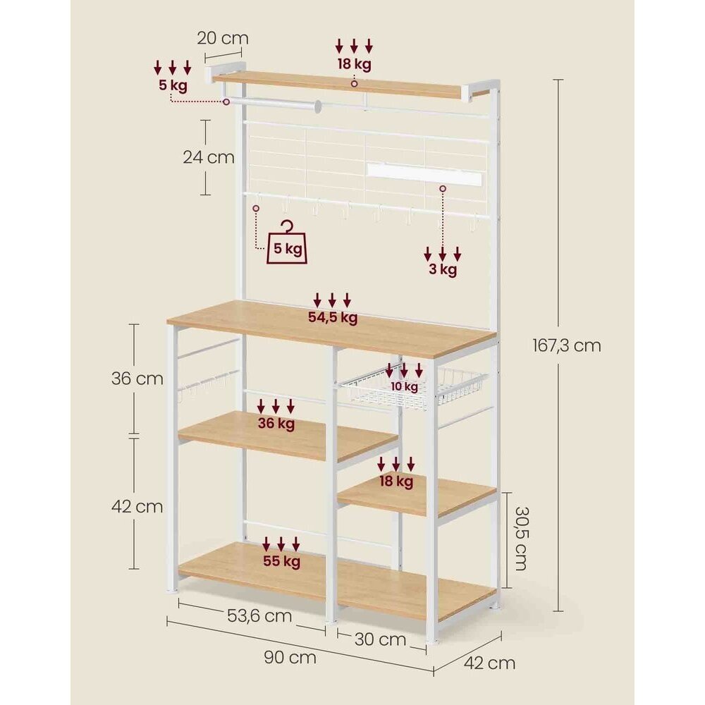 Industrinio stiliaus pastatoma lentyna metaliniu rėmu 7 Industrinio stiliaus pastatoma lentyna metaliniu rėmu 7