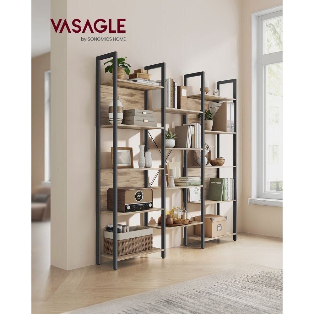 Industrinio stiliaus pastatomų lentynų derinys 1 Industrinio stiliaus pastatomų lentynų derinys 1