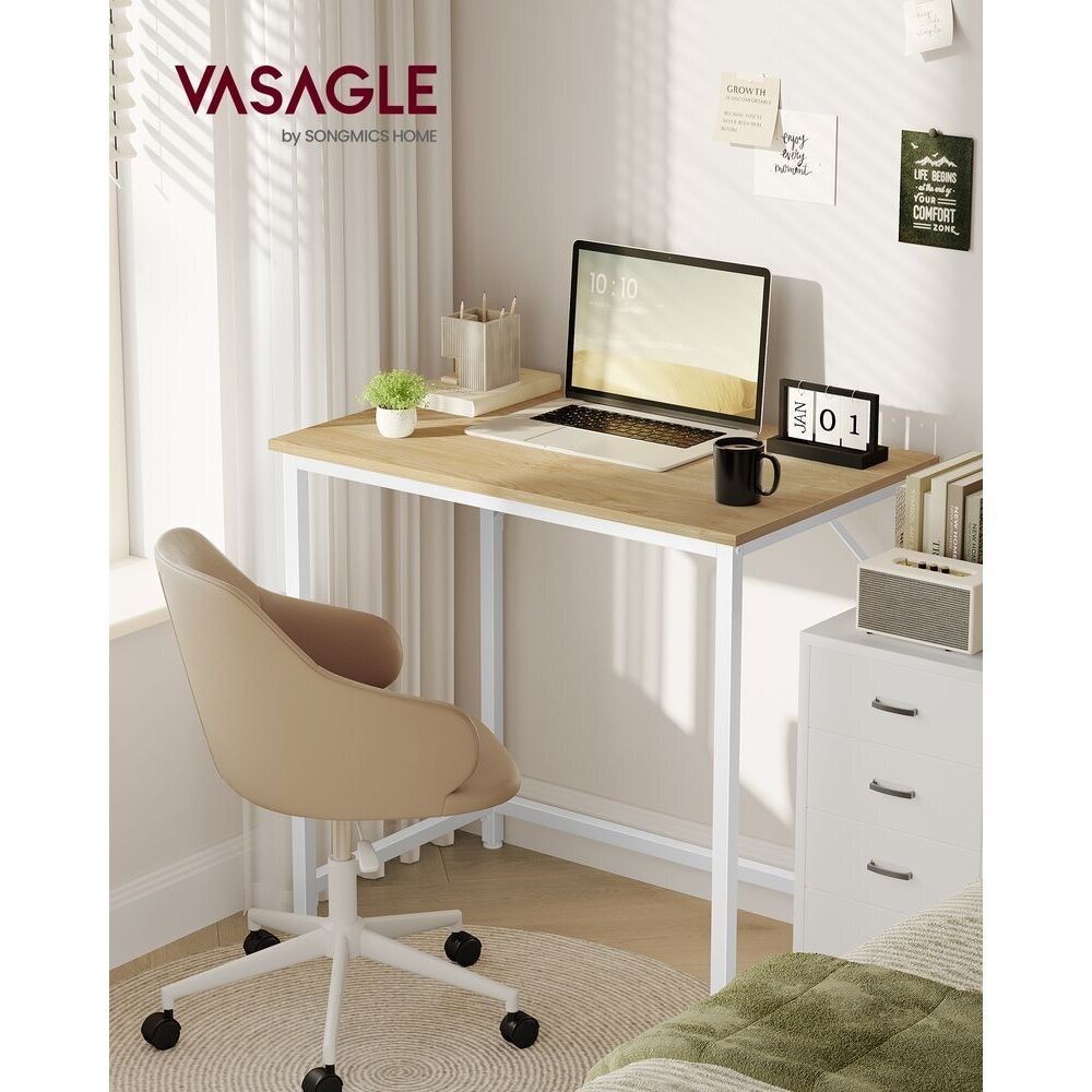 Industrinio stiliaus rašomasis stalas, 76 x 80 x 50 cm 1 Industrinio stiliaus rašomasis stalas, 76 x 80 x 50 cm 1