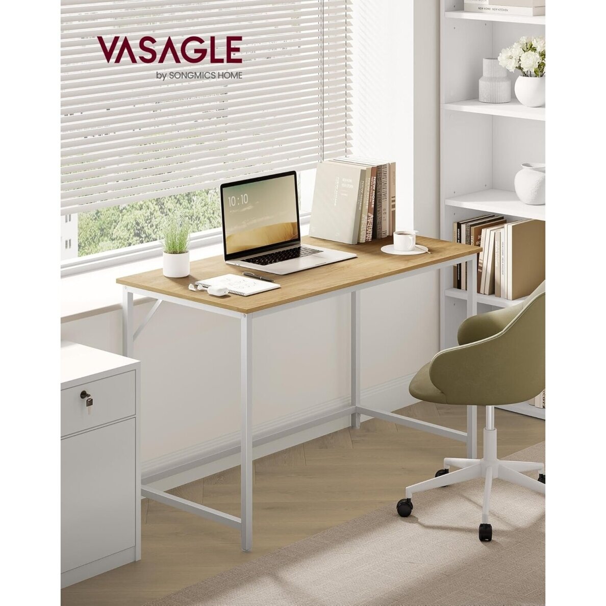 Industrinio stiliaus rašomasis stalas, 75 x 120 x 60 cm 1 Industrinio stiliaus rašomasis stalas, 75 x 120 x 60 cm 1