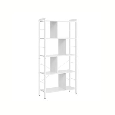 Industrinio stiliaus 8 skyrių pastatoma lentyna
