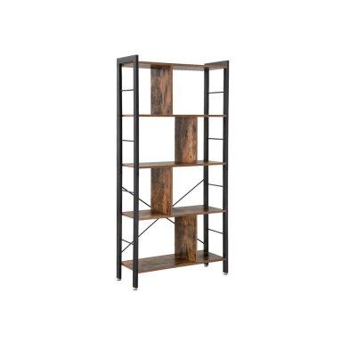 Industrinio stiliaus 8 skyrių pastatoma lentyna