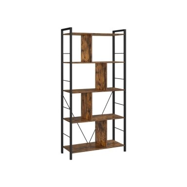 Industrinio stiliaus 8 skyrių pastatoma lentyna