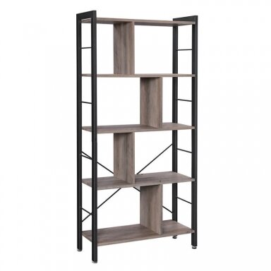 Industrinio stiliaus 8 skyrių pastatoma lentyna