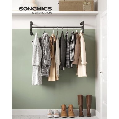 Industrinio stiliaus drabužių kabyklų rinkinys, 2 vnt