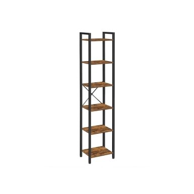 Industrinio stiliaus pastatoma 6 pakopų lentyna