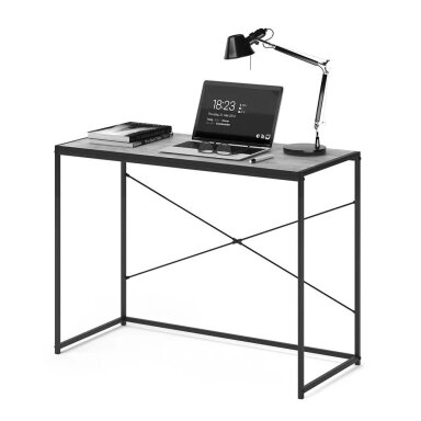 Industrinio stiliaus rašomasis stalas FYRK, 100 x 45 cm