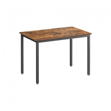 Industrinio stiliaus stalas, 110 x 70 cm