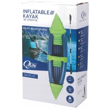 Q4Life pripučiamas kajakas, 2 asmenims