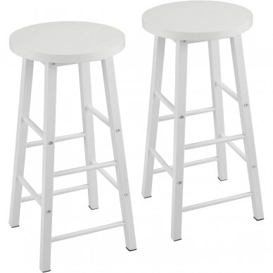 Industrinio stiliaus baro kėdės, 2 vnt Industrinio stiliaus baro kėdės, 2 vnt