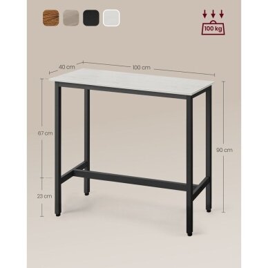 Industrinio stiliaus baro stalas 6