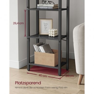 Industrinio stiliaus pastatoma 4 pakopų lentyna 6 Industrinio stiliaus pastatoma 4 pakopų lentyna 6