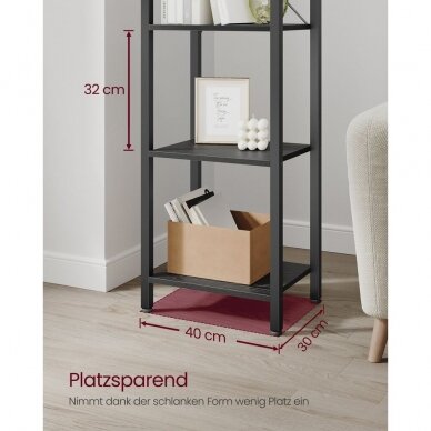 Industrinio stiliaus pastatoma 6 pakopų lentyna 2 Industrinio stiliaus pastatoma 6 pakopų lentyna 2