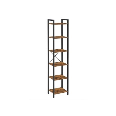 Industrinio stiliaus pastatoma 6 pakopų lentyna