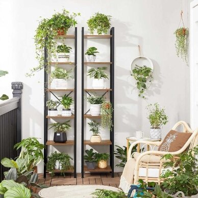 Industrinio stiliaus pastatoma 6 pakopų lentyna 3
