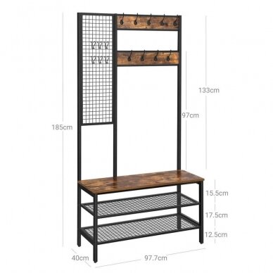 Industrinio stiliaus pastatoma drabužių kabykla 4 Industrinio stiliaus pastatoma drabužių kabykla 4