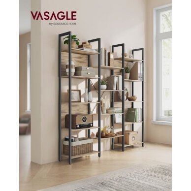 Industrinio stiliaus pastatomų lentynų derinys 1 Industrinio stiliaus pastatomų lentynų derinys 1