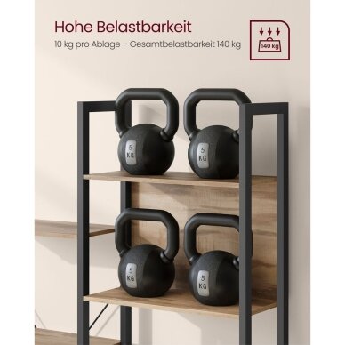 Industrinio stiliaus pastatomų lentynų derinys 2 Industrinio stiliaus pastatomų lentynų derinys 2
