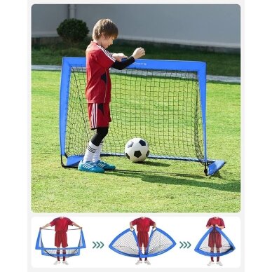 Išskleidžiami Pop-Up futbolo vartai, 2 vnt 3 Išskleidžiami Pop-Up futbolo vartai, 2 vnt 3
