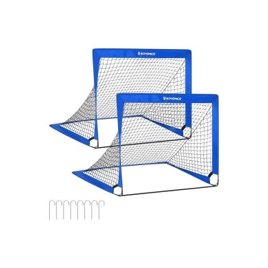 Išskleidžiami Pop-Up futbolo vartai, 2 vnt Išskleidžiami Pop-Up futbolo vartai, 2 vnt