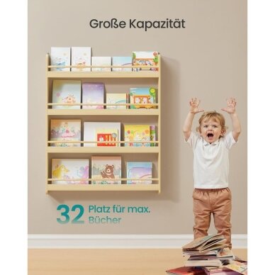 Itin siaura pakabinama 4 pakopų lentyna 6