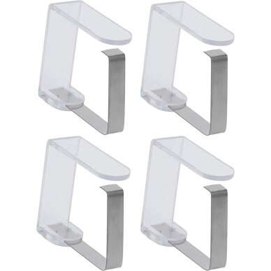JES COLLECTION staltiesės segtukai, 4 vnt 1
