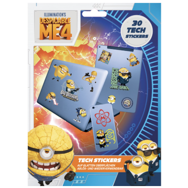 ILLUMINATION „Minions“ lipdukų rinkinys, 30 vnt