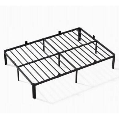 Juodas metalinis lovos rėmas, 140 x 190 cm Juodas metalinis lovos rėmas, 140 x 190 cm