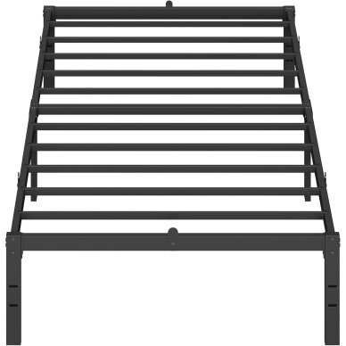 Juodas metalinis lovos rėmas, 90 x 200 cm Juodas metalinis lovos rėmas, 90 x 200 cm