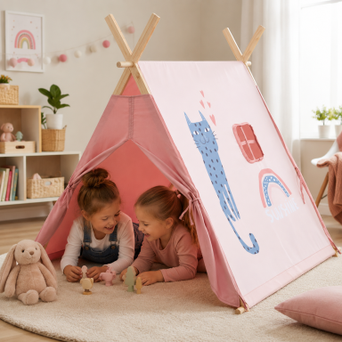 KIDS COLLECTION vaikiška TIPI žaidimų palapinė