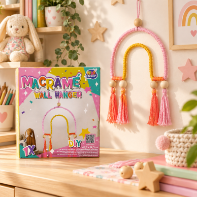 Kūrybinis rinkinys "Macrame" vaivorykštė 1