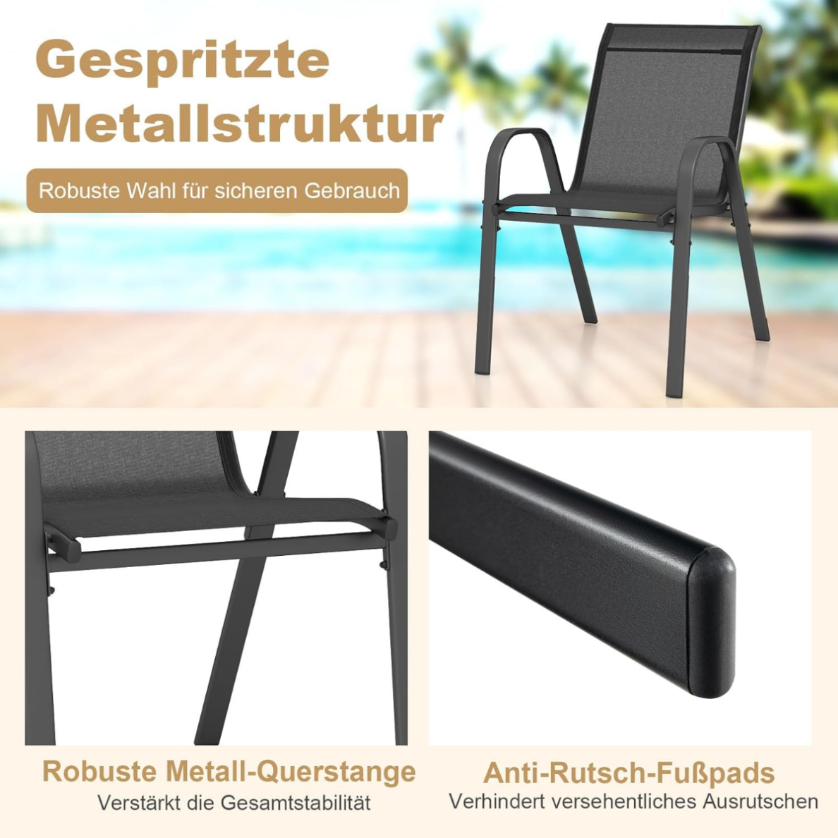 Lauko kėdės , 4 vnt 4 Lauko kėdės , 4 vnt 4