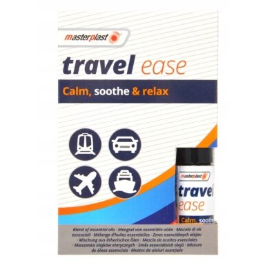 MASTERPLAST TRAVEL EASE eterinių aliejų mišinys nuo pykinimo, 5 ml