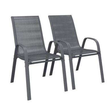 AMBIA GARDEN metalinės lauko kėdės, 2 vnt