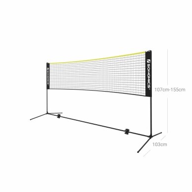 Lauko badmintono tinklas, 4 m 6 Lauko badmintono tinklas, 4 m 6