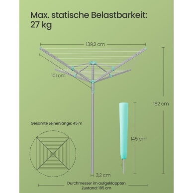 Lauko džiovykla skalbiniams 5