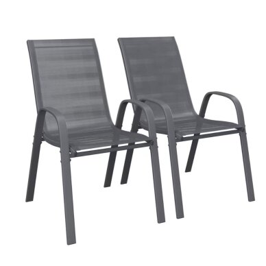 AMBIA GARDEN metalinės lauko kėdės, 2 vnt