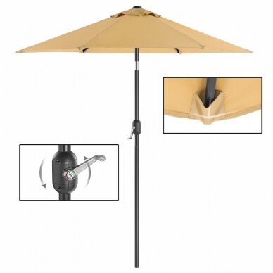 Lauko skėtis, Ø 200 cm 4 Lauko skėtis, Ø 200 cm 4